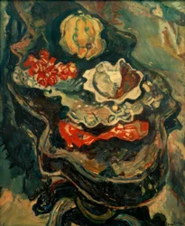 Tisch mit Lebensmitteln